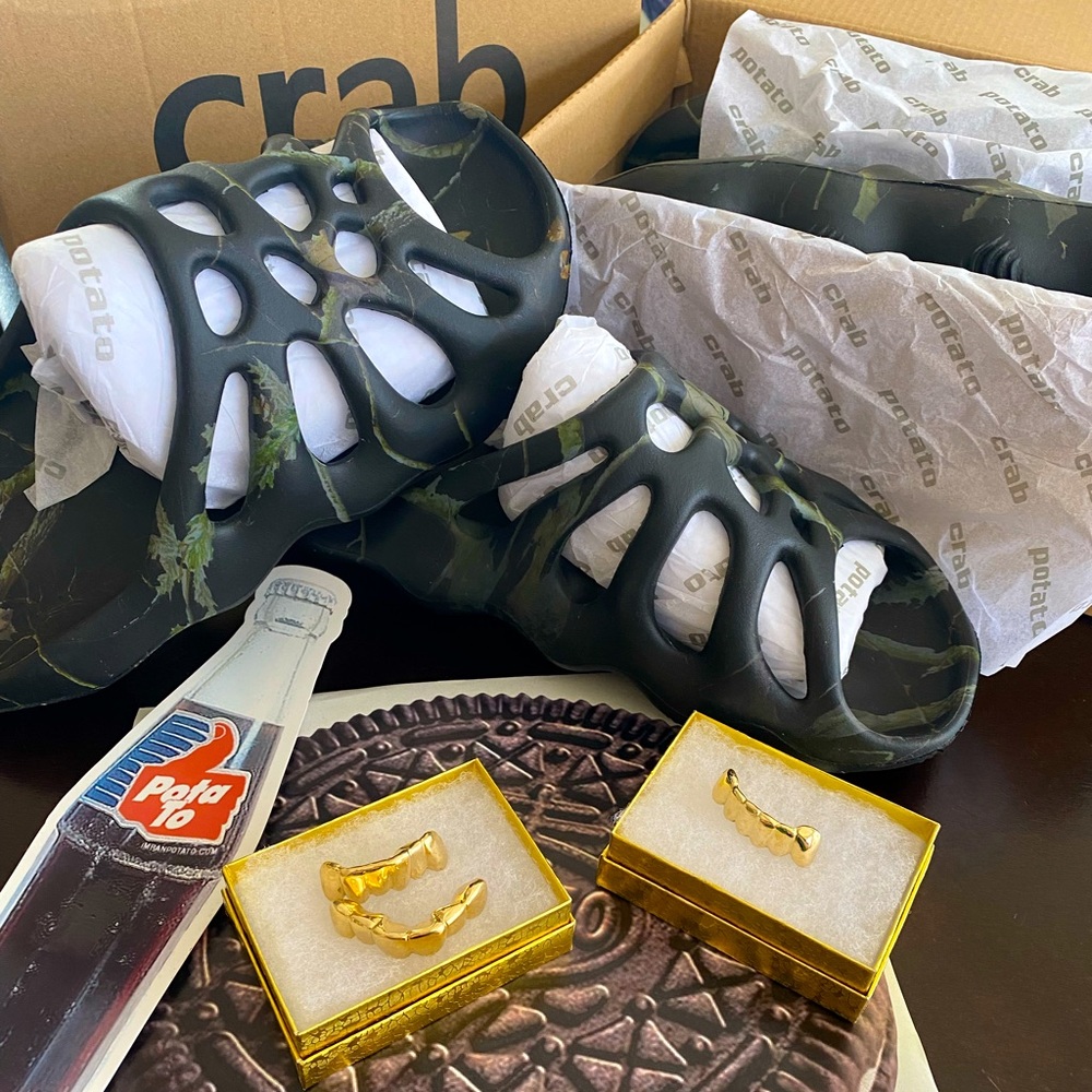 🦀SOLD OUT Imran Potato CRAB Slides 7 M 8.5W 🦀